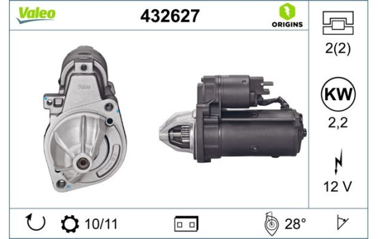 Starter NEW ORIGINAL PART 432627 Valeo