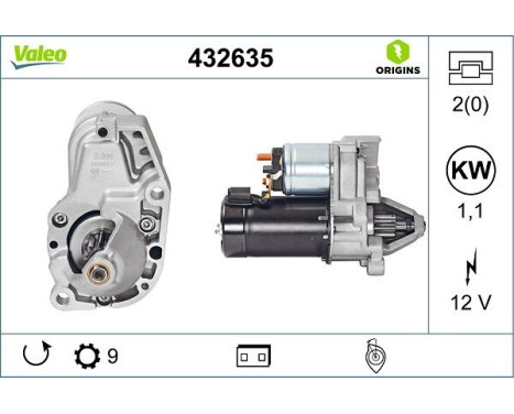 Starter NEW ORIGINAL PART 432635 Valeo, Image 4