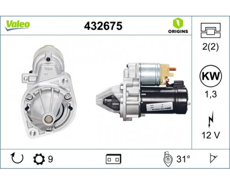 Starter NEW ORIGINAL PART 432675 Valeo, Image 4