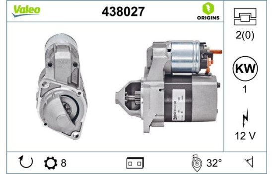 Starter NEW ORIGINAL PART 438027 Valeo