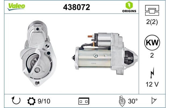 Starter NEW ORIGINAL PART 438072 Valeo, Image 4