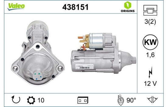 Starter NEW ORIGINAL PART 438151 Valeo, Image 4