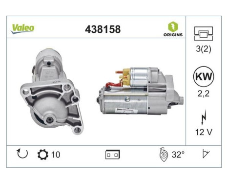 Starter NEW ORIGINAL PART 438158 Valeo