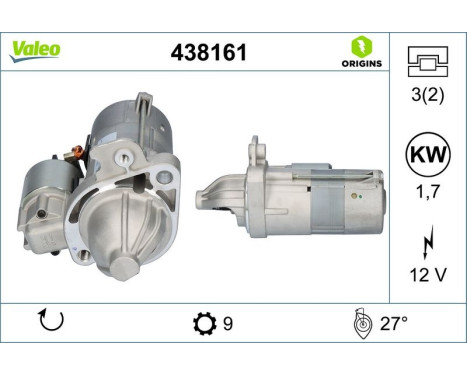 Starter NEW ORIGINAL PART 438161 Valeo, Image 4