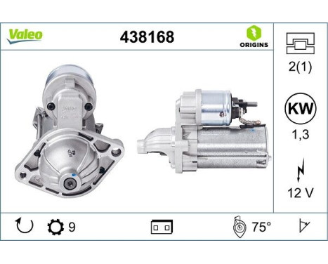 Starter NEW ORIGINAL PART 438168 Valeo, Image 4