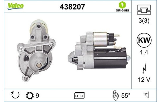 Starter NEW ORIGINAL PART 438207 Valeo, Image 4