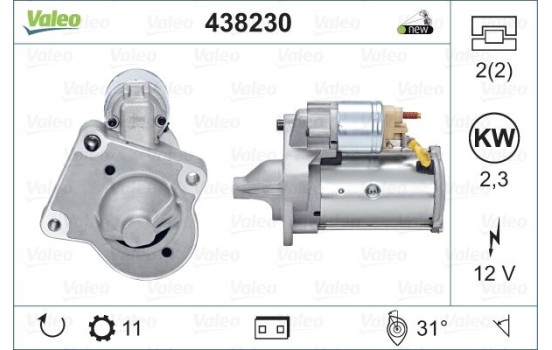 Starter NEW ORIGINAL PART 438230 Valeo