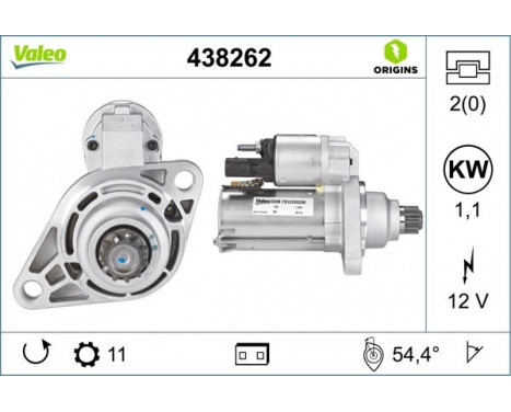 Starter NEW ORIGINAL PART 438262 Valeo