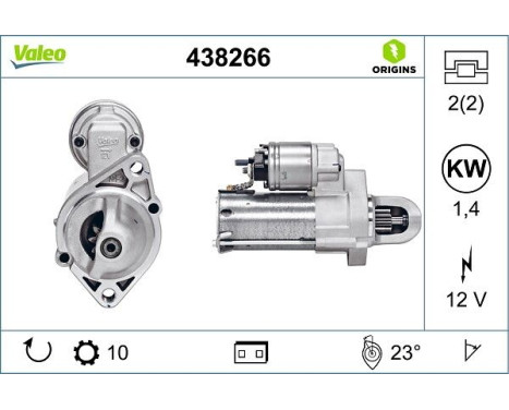 Starter NEW ORIGINAL PART 438266 Valeo