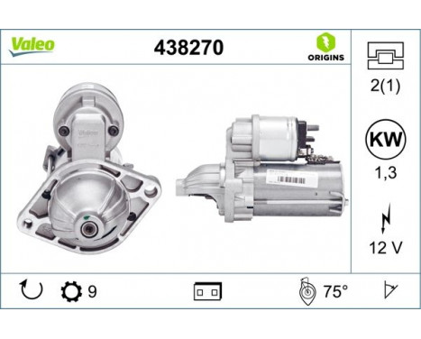 Starter NEW ORIGINAL PART 438270 Valeo, Image 4