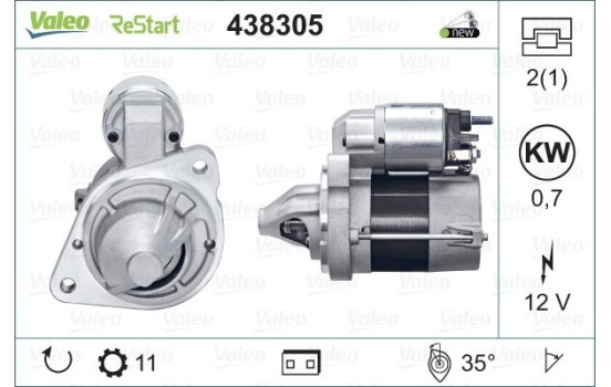 Starter NEW ORIGINAL PART 438305 Valeo