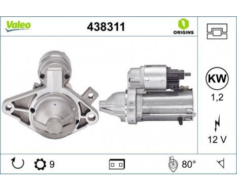 Starter NEW ORIGINAL PART 438311 Valeo, Image 2