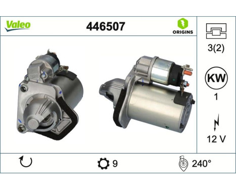 Starter NEW ORIGINAL PART 446507 Valeo