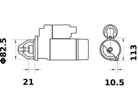 Starter Opel 2.0 kW, Image 2