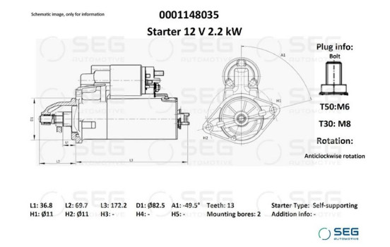 Starter Porsche 1.8 kW, Image 6