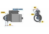 Starter R74-L2012V(L) Bosch