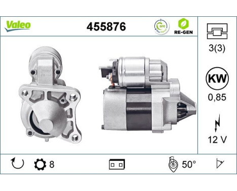 Starter REMANUFACTURED PREMIUM 455876 Valeo, Image 5