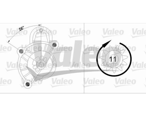 Starter REMANUFACTURED PREMIUM 455928 Valeo, Image 3
