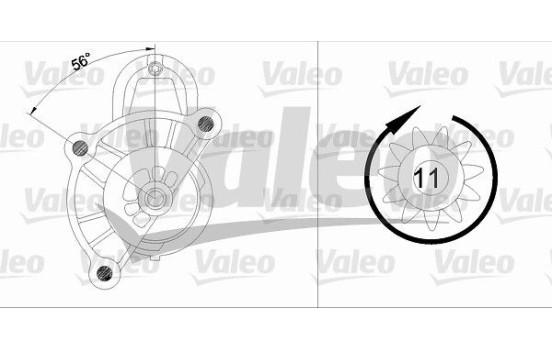 Starter REMANUFACTURED PREMIUM 455928 Valeo, Image 3