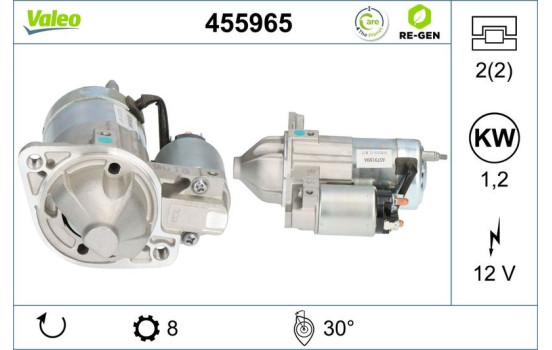 Starter REMANUFACTURED PREMIUM 455965 Valeo, Image 4