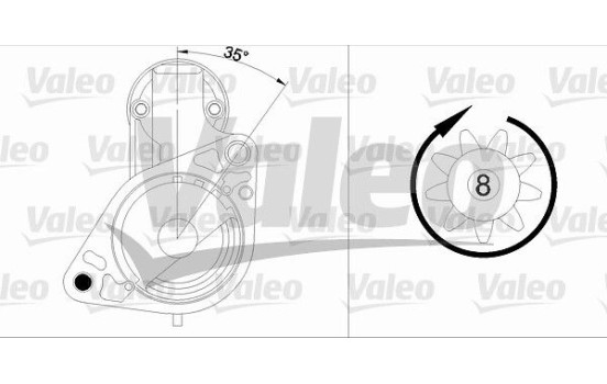 Starter REMANUFACTURED PREMIUM 458170 Valeo, Image 3