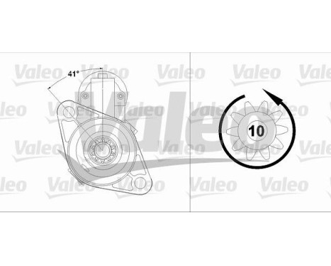 Starter REMANUFACTURED PREMIUM 458215 Valeo, Image 3