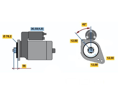 Starter RF74-E2512V(L) Bosch, Image 5