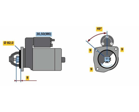Starter S74-E+12V(R) Bosch, Image 5