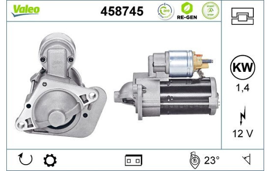 Starter STOP&START REMANUFACTURED 458745 Valeo, Image 2