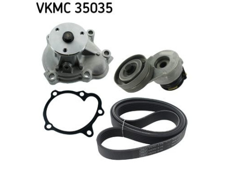 Multi-belt set + water pump