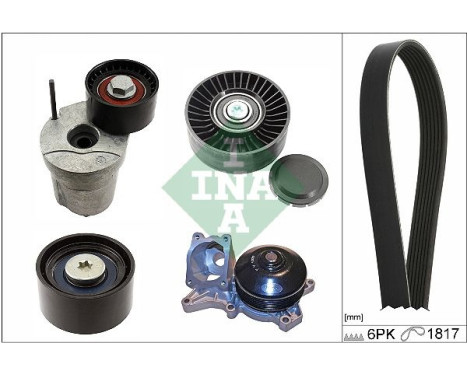 Multi-belt set + water pump