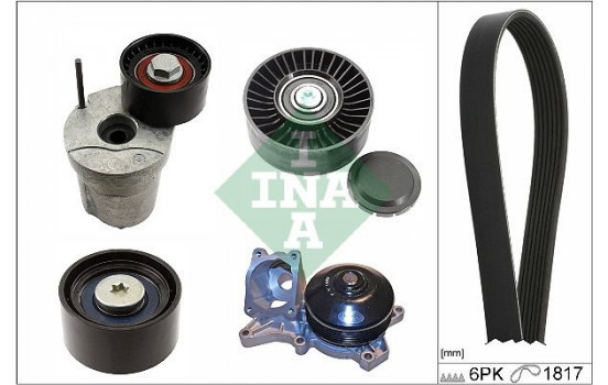 Multi-belt set + water pump