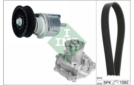 Multi-belt set + water pump