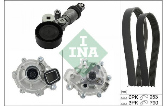 Multi-belt set + water pump