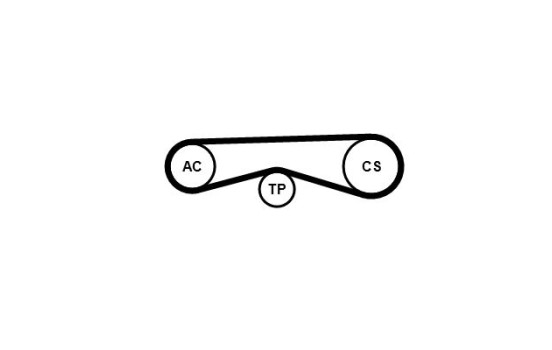 Poly V-belt set 4PK970K1 Contitech, Image 3