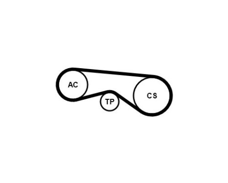 Poly V-belt set 5PK865K1 Contitech, Image 3