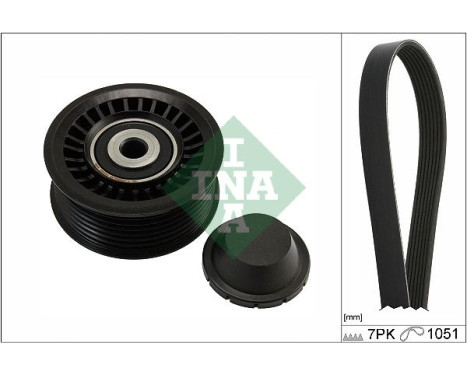 Poly V-belt set