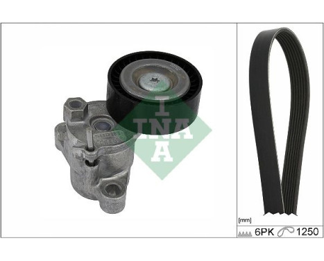 Poly V-belt set