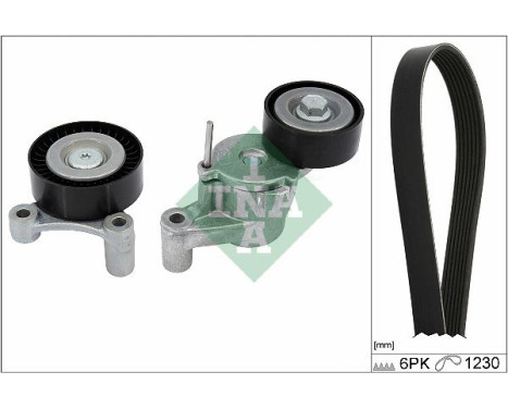 Poly V-belt set