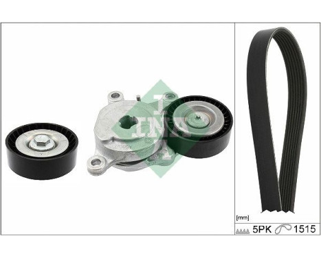 Poly V-belt set