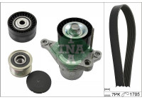 Poly V-belt set