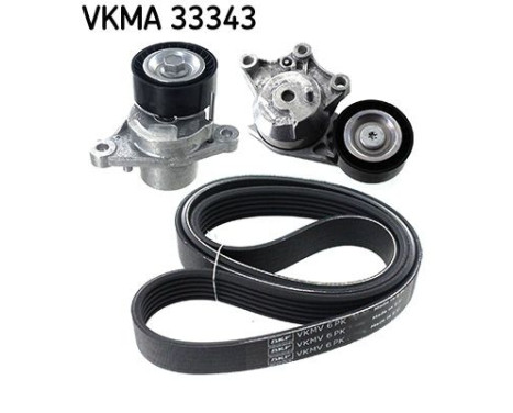 Poly V-belt set
