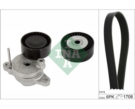 Poly V-belt set