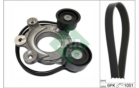 Poly V-belt set