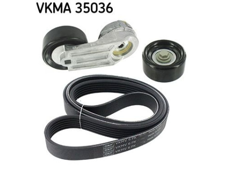 Poly V-belt set