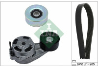 Poly V-belt set