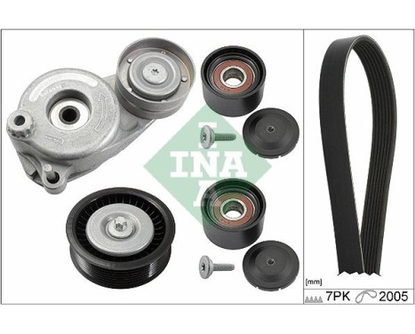 Poly V-belt set