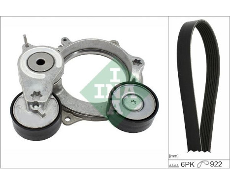 Poly V-belt set
