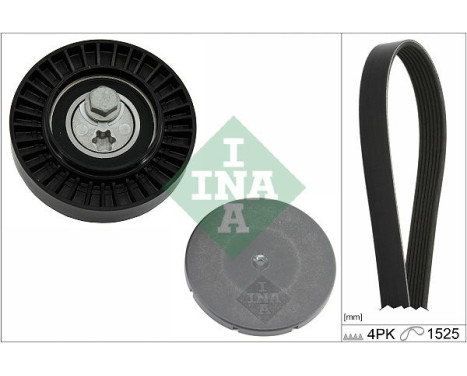Poly V-belt set