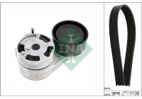 Poly V-belt set